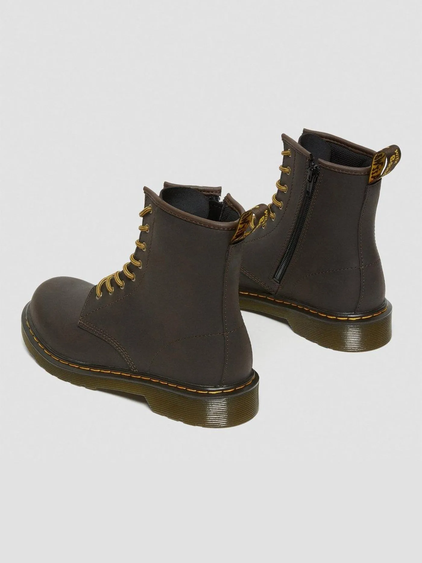 1460 Wildhorse Lamper Dark Brown Boots (Kids)