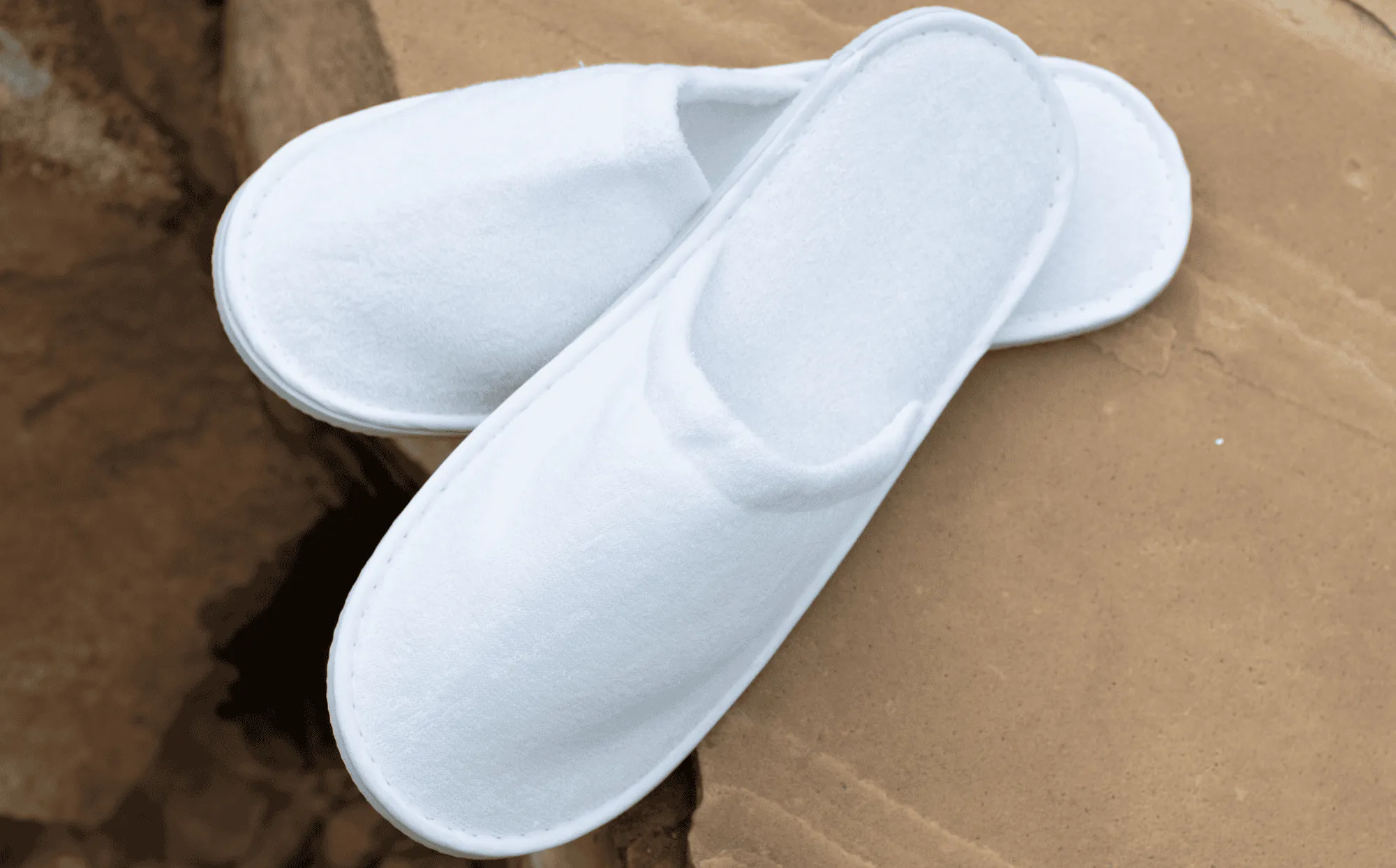 Adult Closed Toe Terry Slippers, Soft & Lightweight, Comfort & Non-Slip