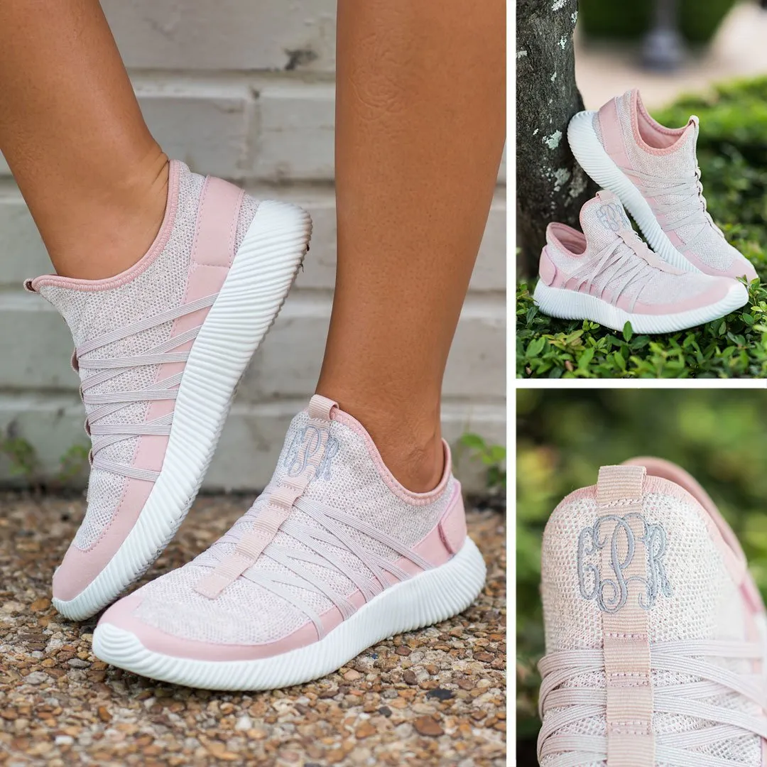 Aim To Be Active Blush Pink Sneakers