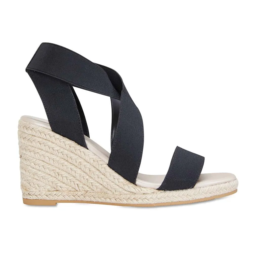 Alamo Espadrille in Black