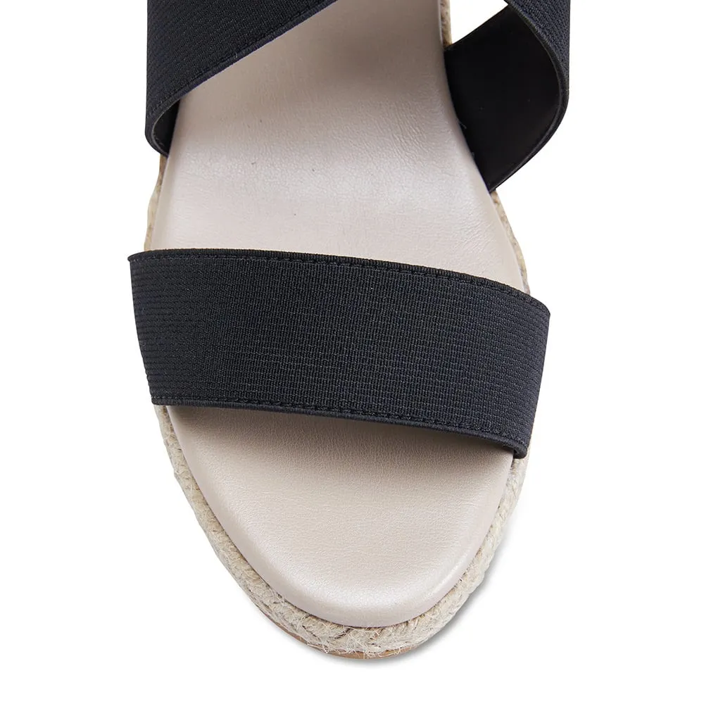 Alamo Espadrille in Black