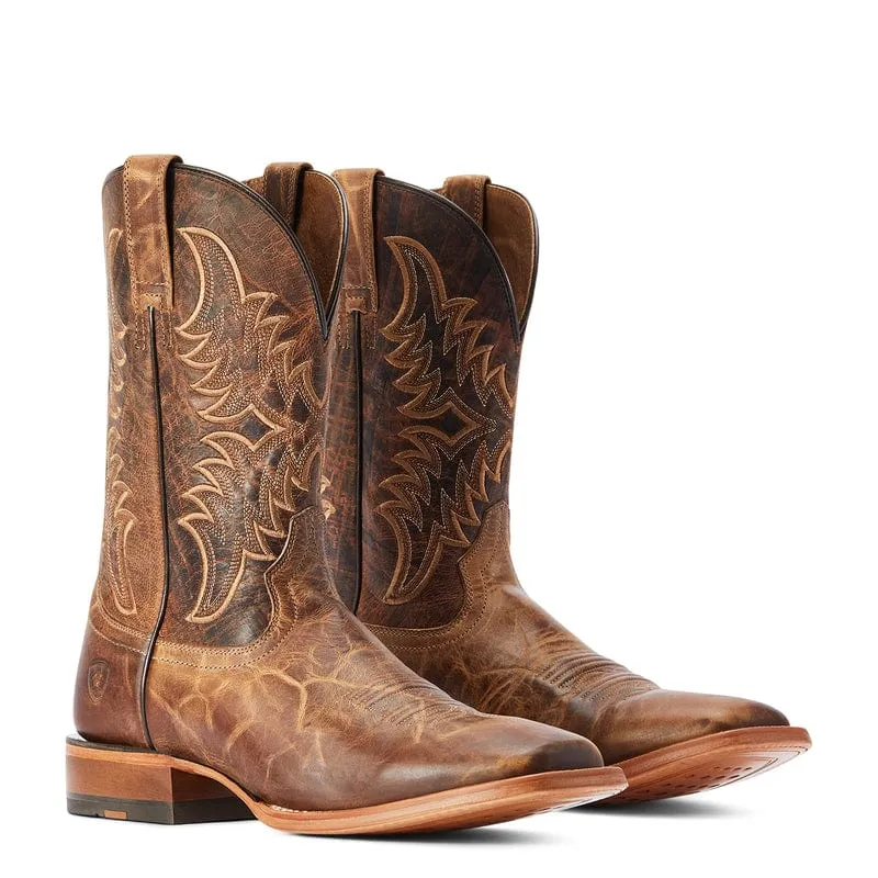 Ariat Men's Point Ryder Dry Creek Tan Square Toe Western Boots 10042471