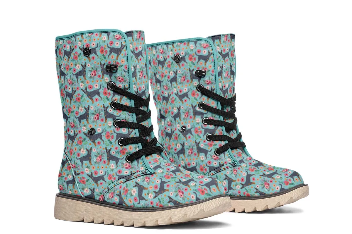 Australian Cattle Dog Flower Polar Vibe Boots