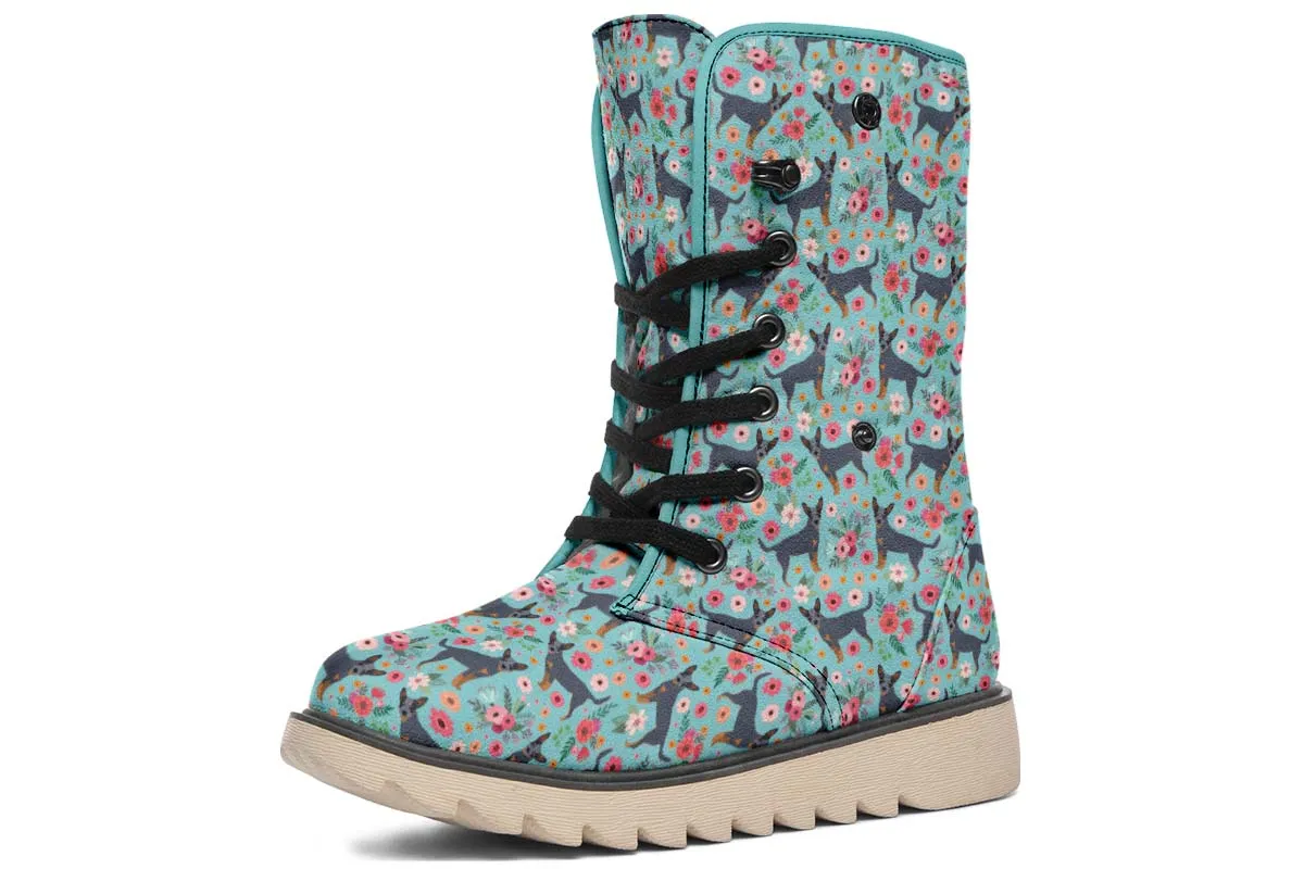 Australian Cattle Dog Flower Polar Vibe Boots