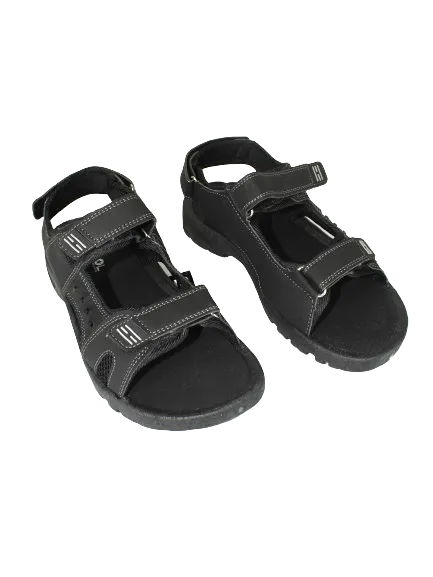 AWOL Black Sling Strap Sandal