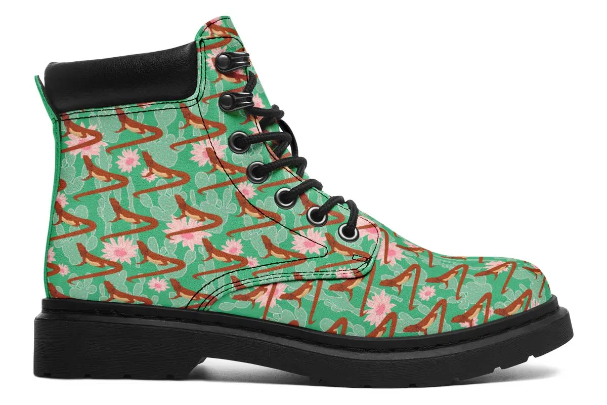 Bearded Dragon Pattern Classic Vibe Boots