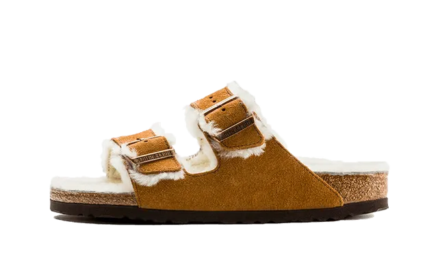 Birkenstock Arizona Shearling Suede Mink