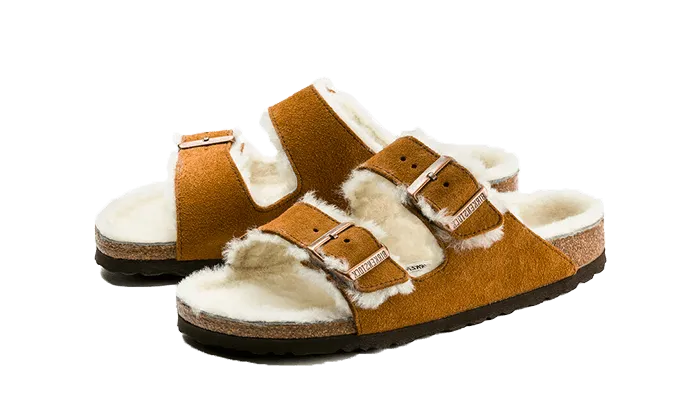 Birkenstock Arizona Shearling Suede Mink