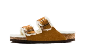 Birkenstock Arizona Shearling Suede Mink