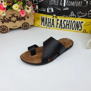 Black Casual Slippers