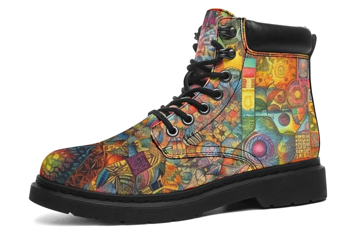 Blotter Patch Art Classic Vibe Boots