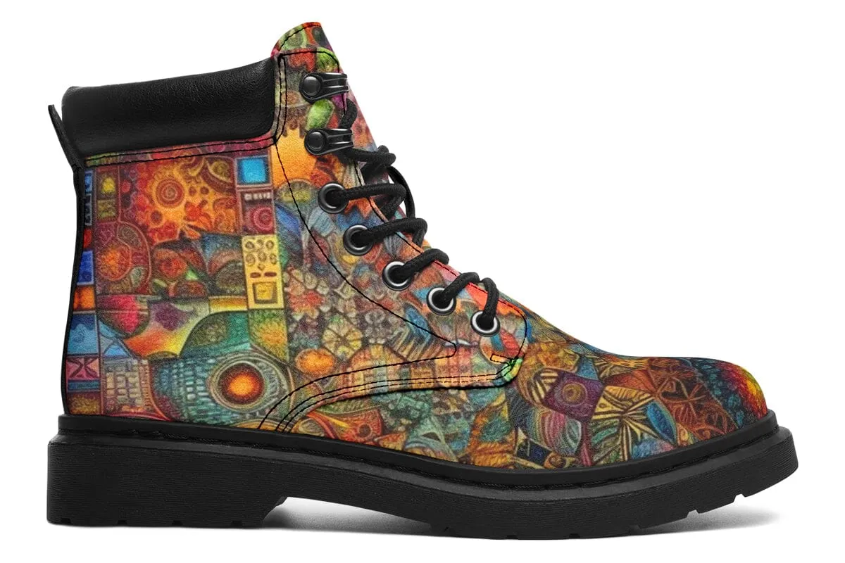 Blotter Patch Art Classic Vibe Boots