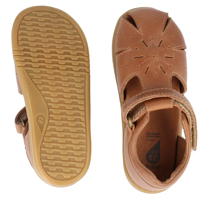 Bobux Iwalk IW Compass Kids Tan Leather Sandal 641202