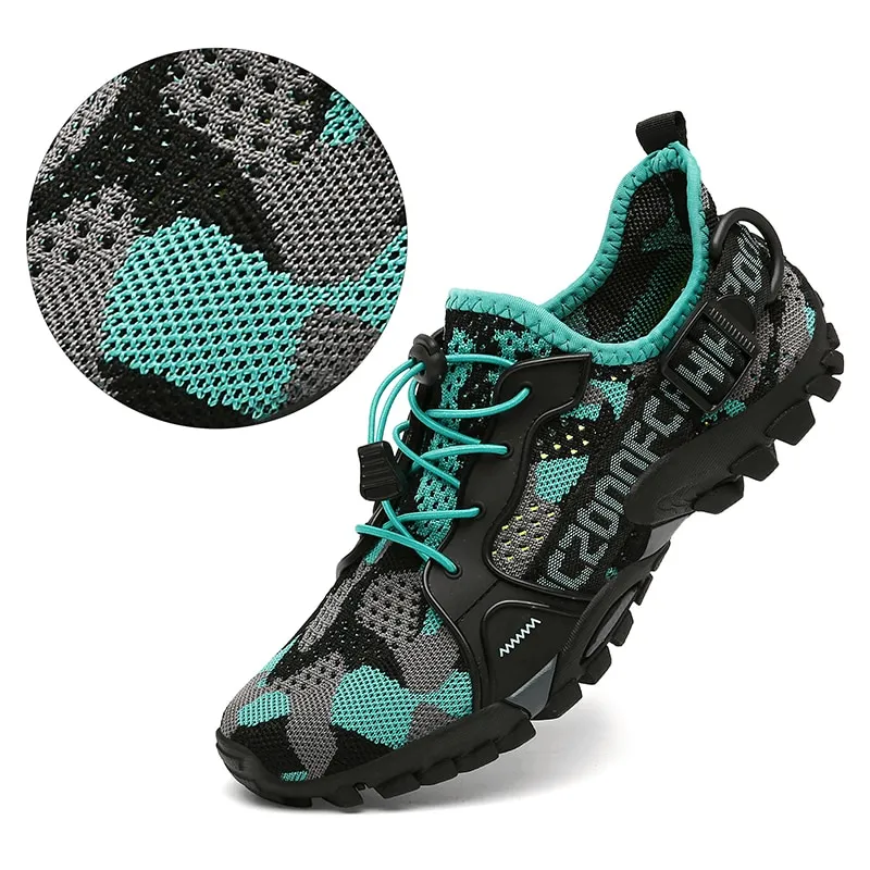 Breathable Mesh Trekking Shoes / Unisex Sports Sneakers - SF0756