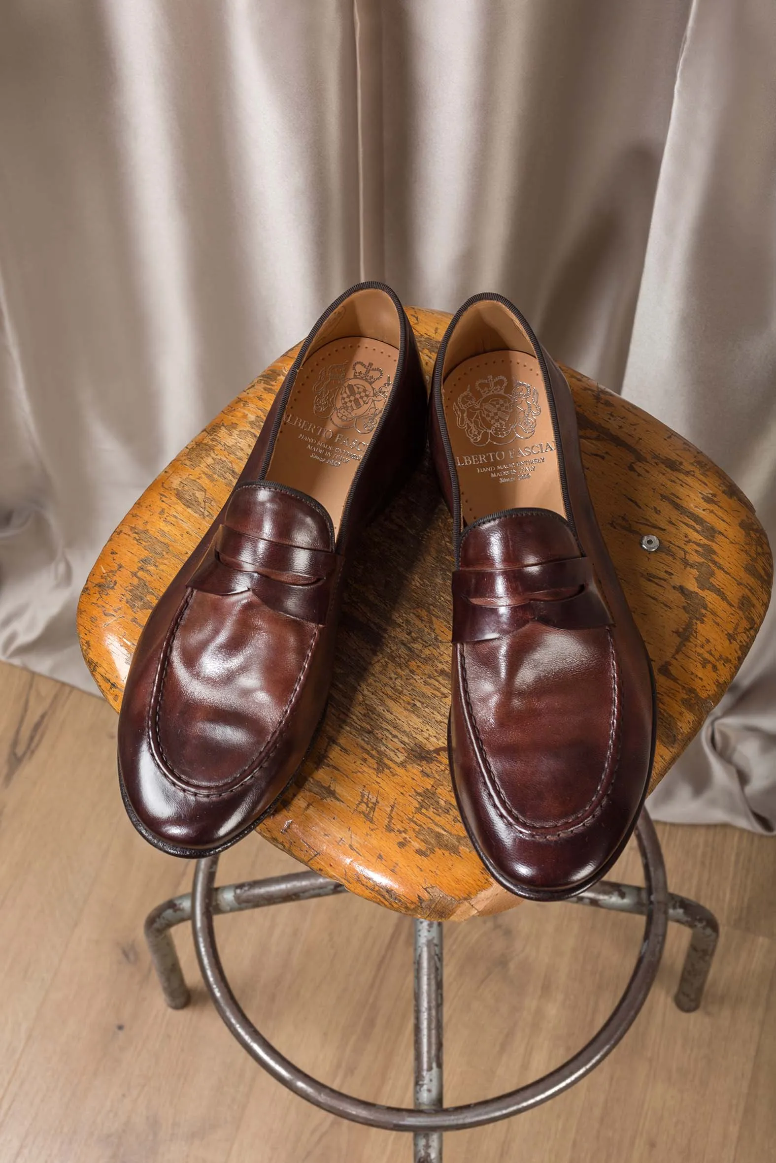 BRIAN 61011<br>Dark brown horse loafers