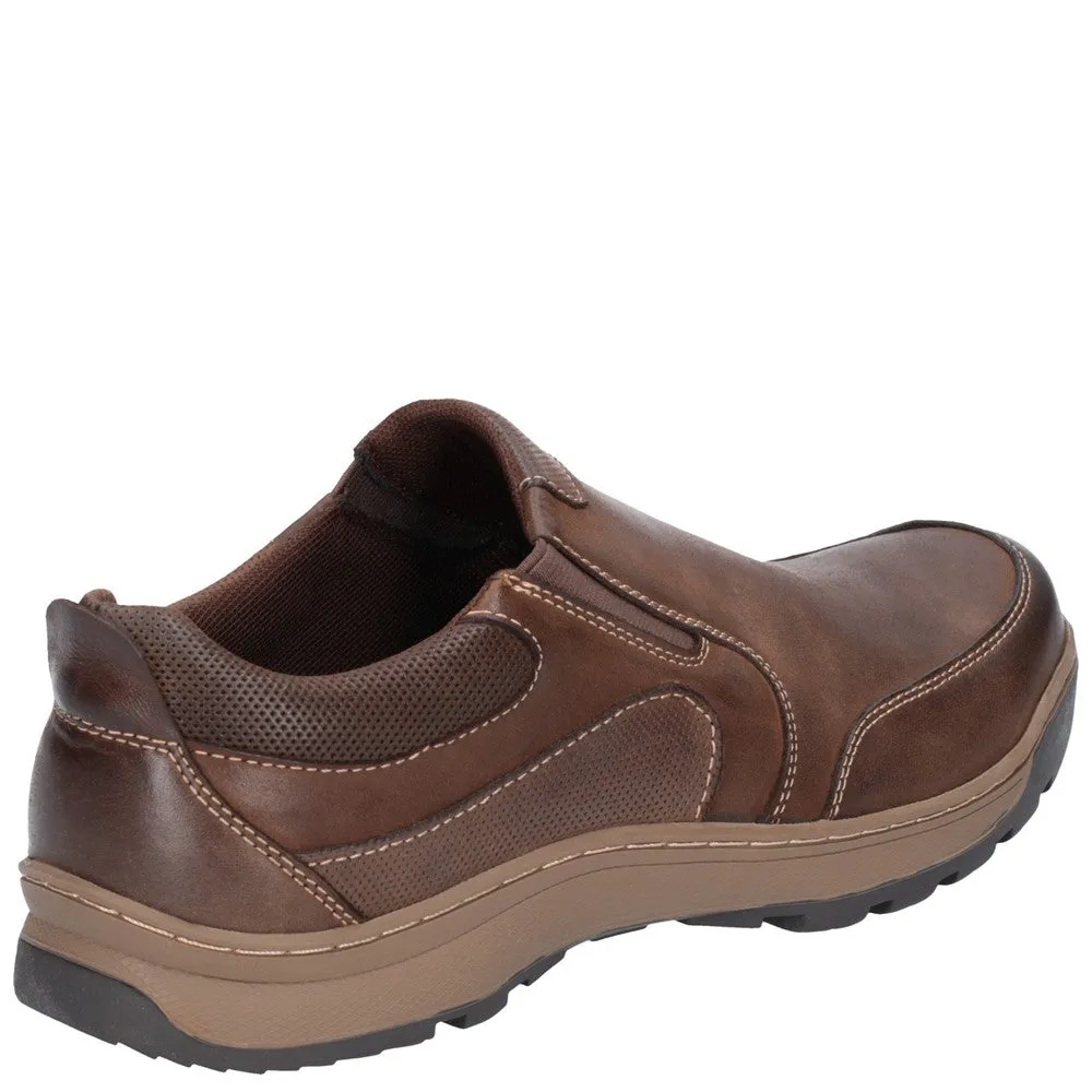 Brown Jasper Slip-On Trainers