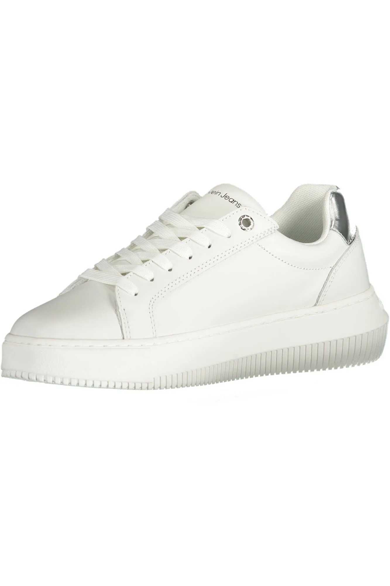 Calvin Klein White Leather Women Sneaker