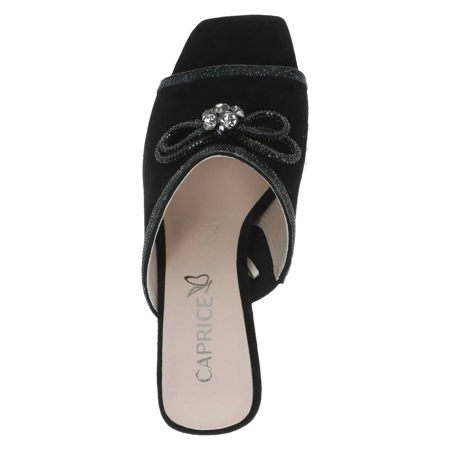 Caprice Womens Sandal 27212 Black Suede