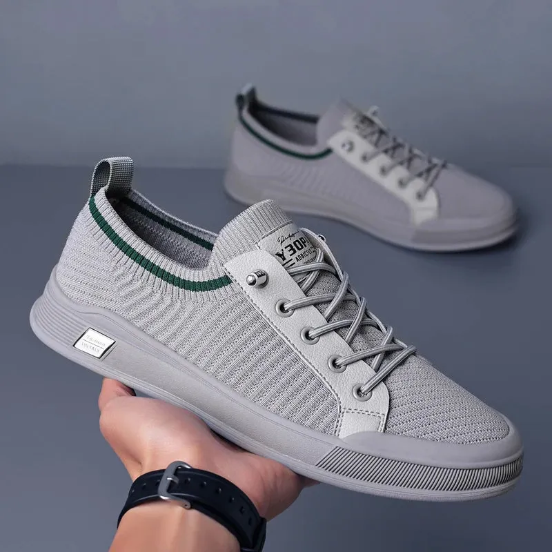 Casual Breathable Solid Cotton Fabric Sneakers