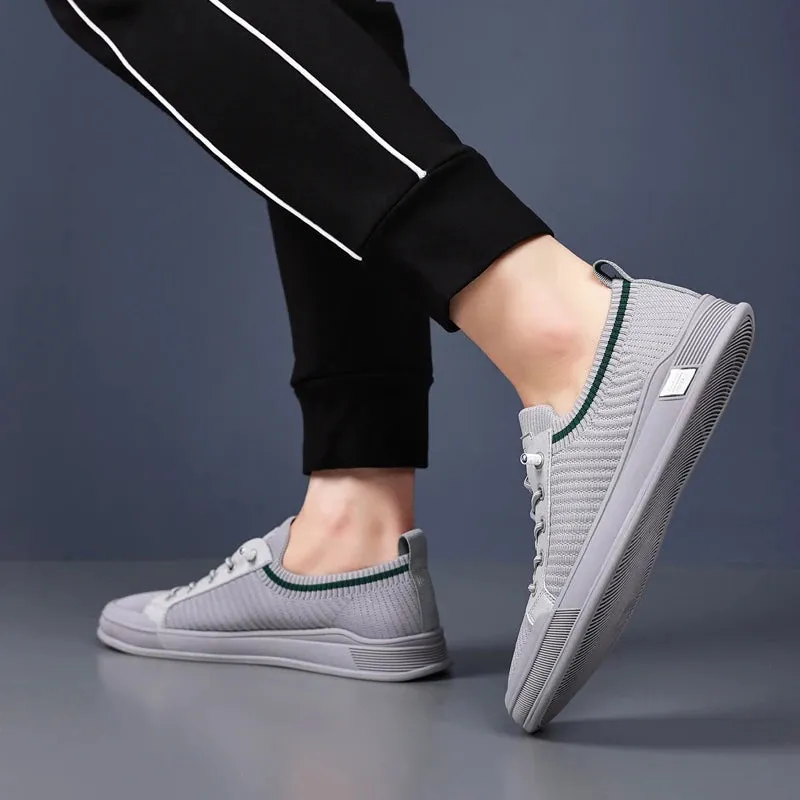 Casual Breathable Solid Cotton Fabric Sneakers