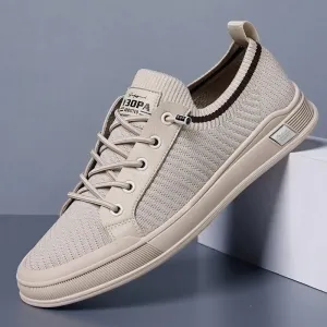 Casual Breathable Solid Cotton Fabric Sneakers