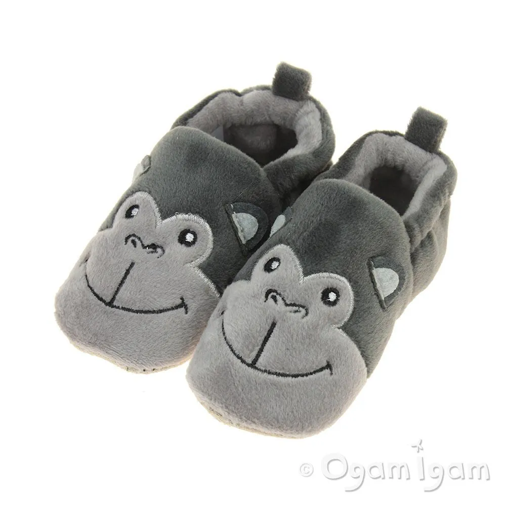 Chipmunks Fizz Boys Dark grey Slipper