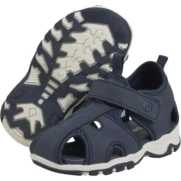 Color Kids Baby Sandals with Velcro Strap Total Eclipse