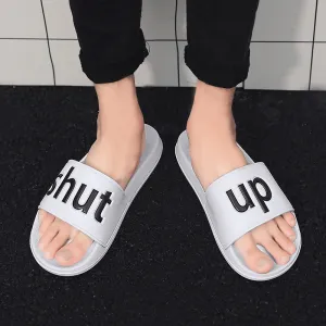 Couple Slippers Non-Slip Soft Home Bathroom Sandals Open Toe Flip Flops