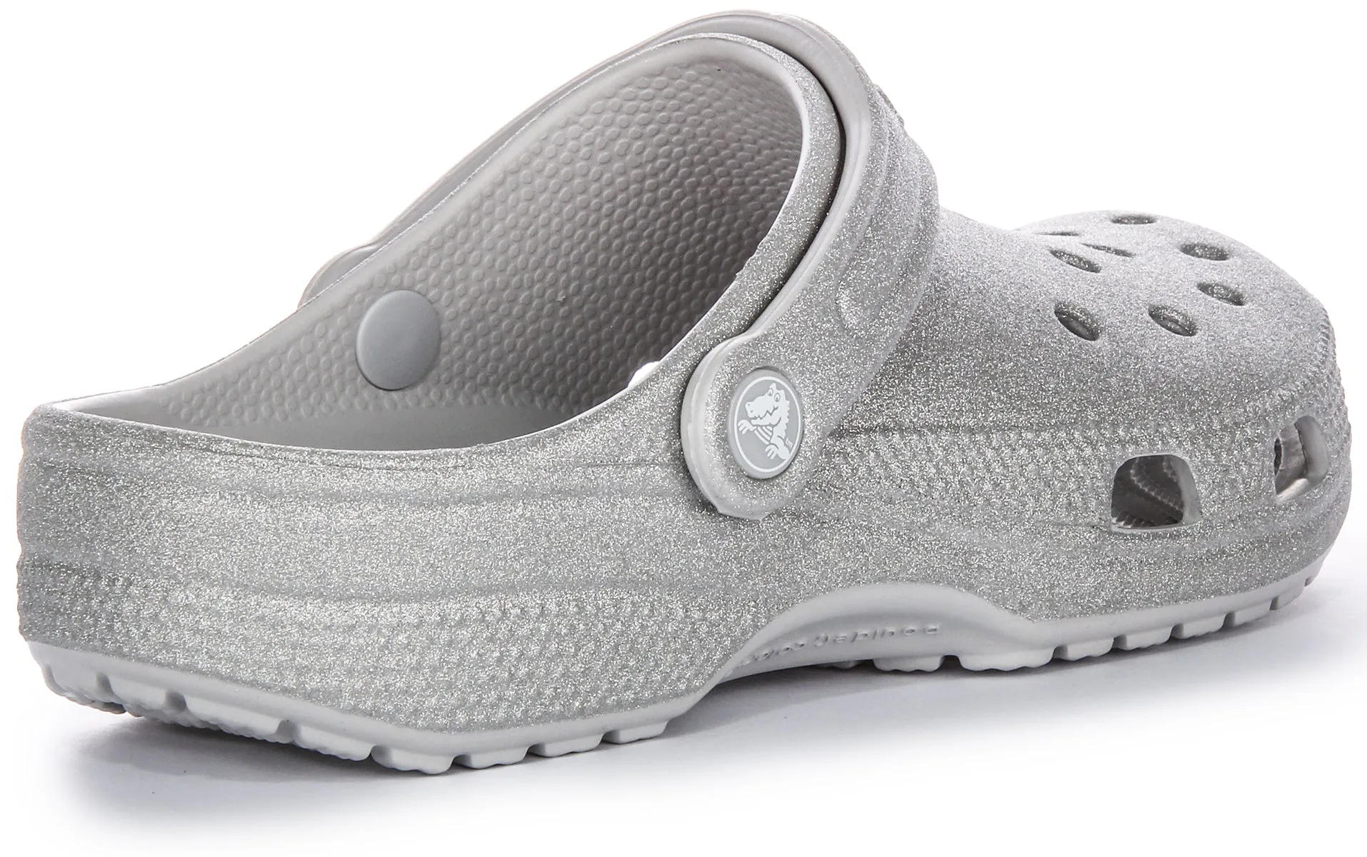 Crocs Classic Glitter In Silver