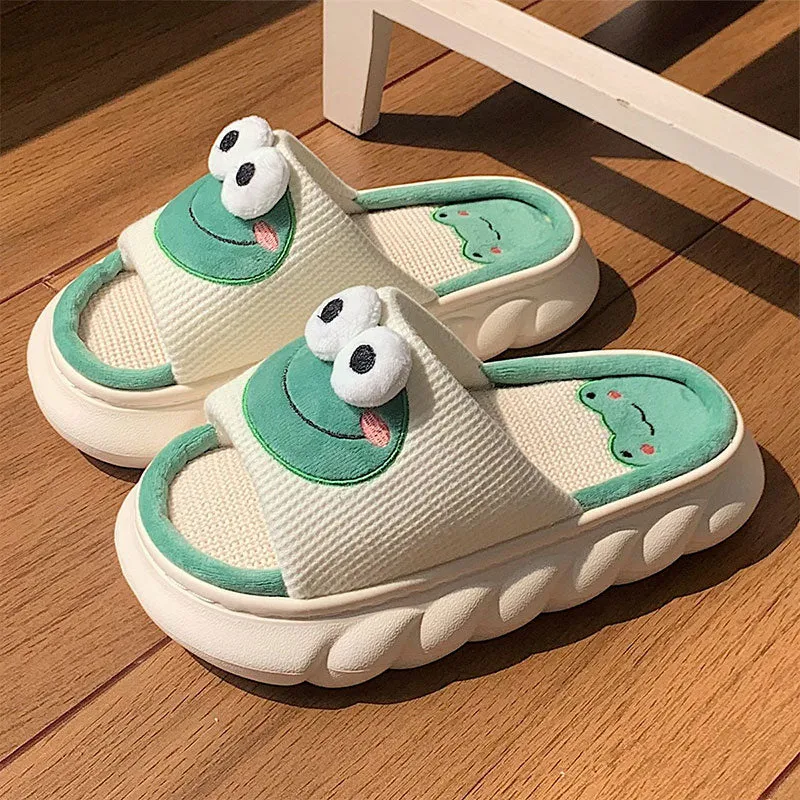 Cute Thick Sole Slippers by SB