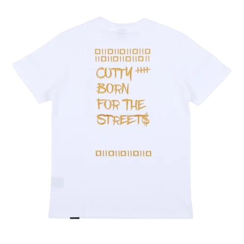 CUTTY BORN T SHIRT WHITE