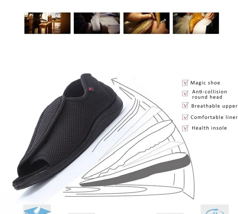 Cuzcare Wide Diabetic Shoes For Swollen Feet - NW6008