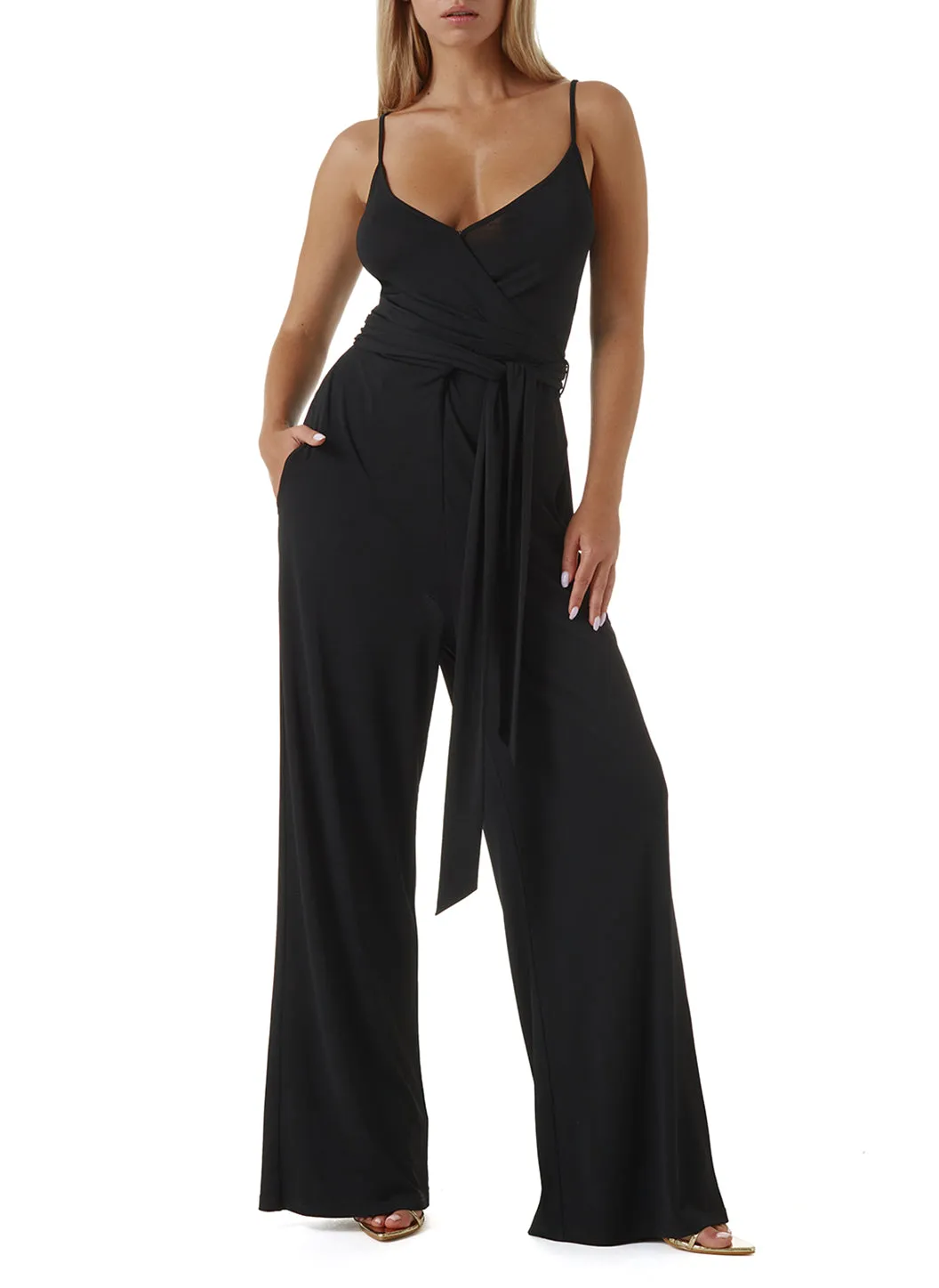 Dru Black Jumpsuit