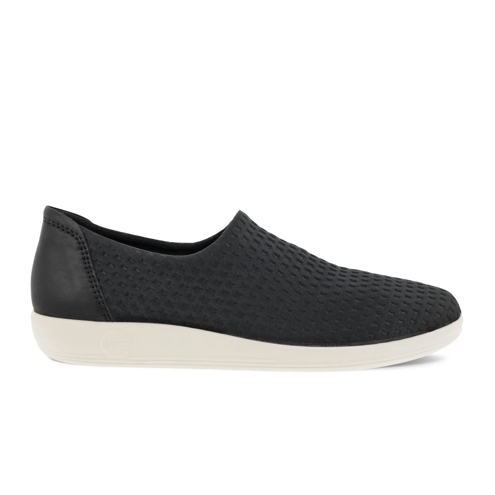 ECCO Soft 2.0 Slip On (Women) - Black/Black