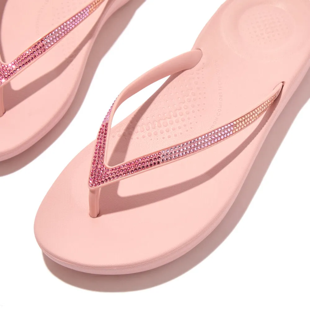 FitFlop IQushion Ombre Sparkle Soft Blush/Wild Raspberry