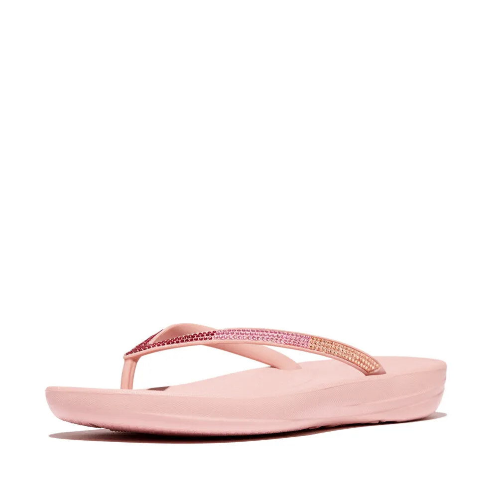 FitFlop IQushion Ombre Sparkle Soft Blush/Wild Raspberry