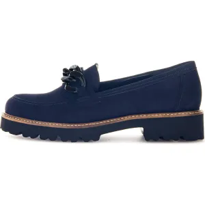 Gabor Squeeze 55.240.36 Ladies Ocean Suede Slip On Loafers