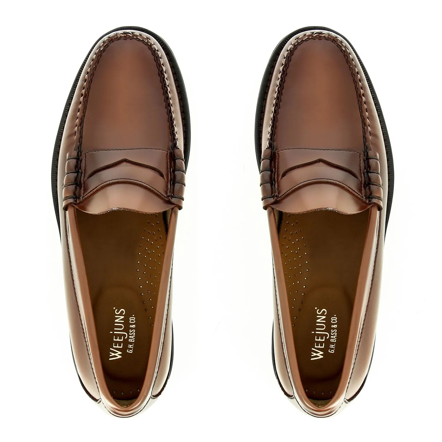 G.H Bass Heritage Larson Penny Loafer: MID BROWN