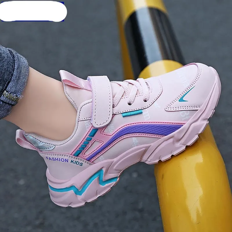 Girls Back To School Casual Leather Running Sports Shoes