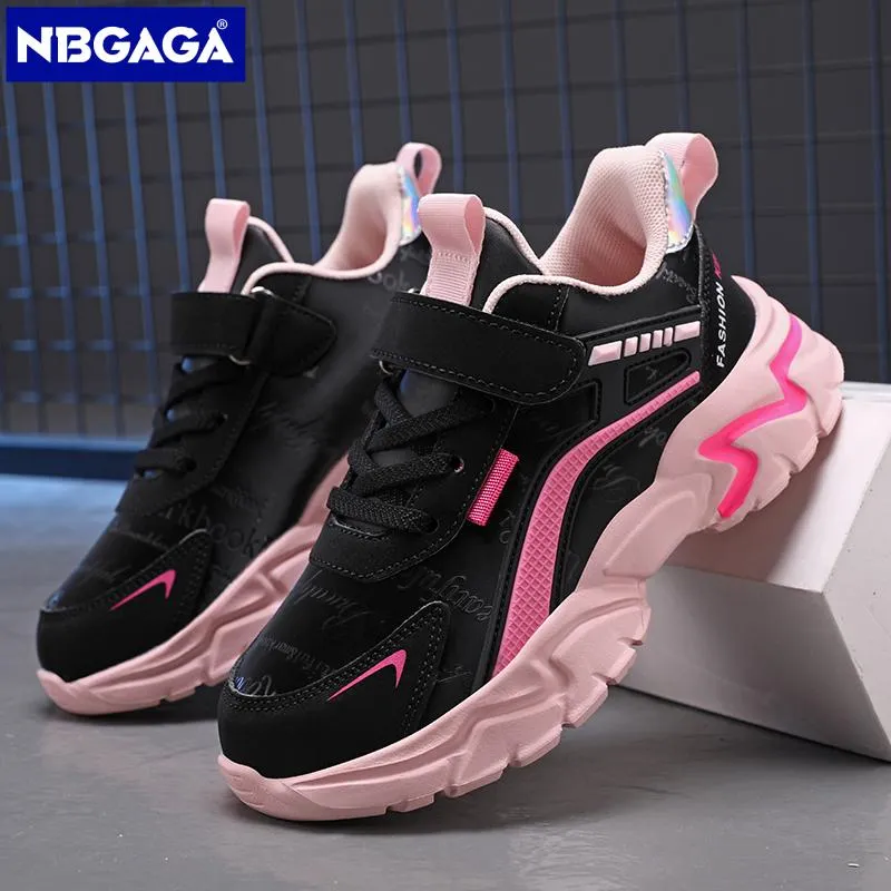 Girls Back To School Casual Leather Running Sports Shoes