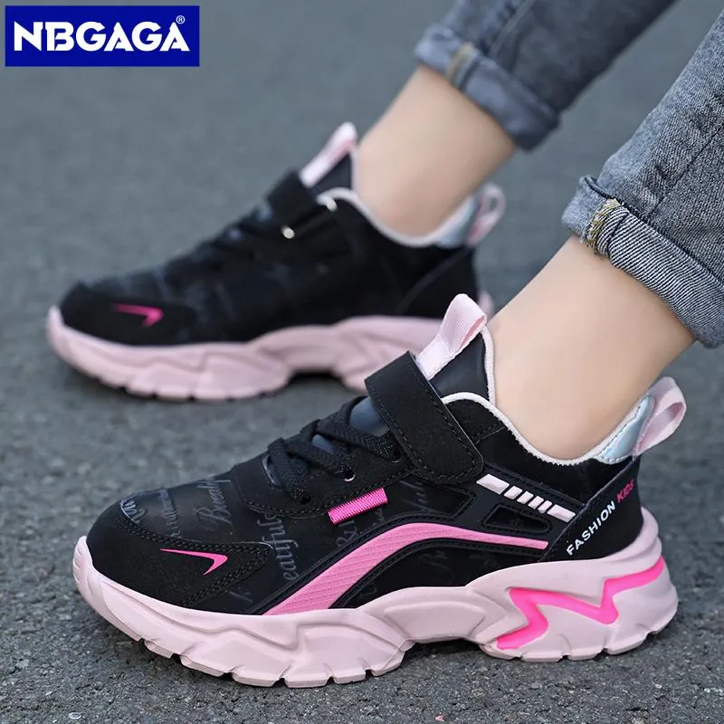 Girls Back To School Casual Leather Running Sports Shoes