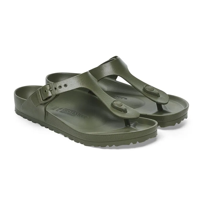 Gizeh EVA Toe Post Sandal in Khaki