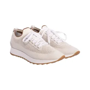 GRAN SASSO Knit Sneakers WHITE