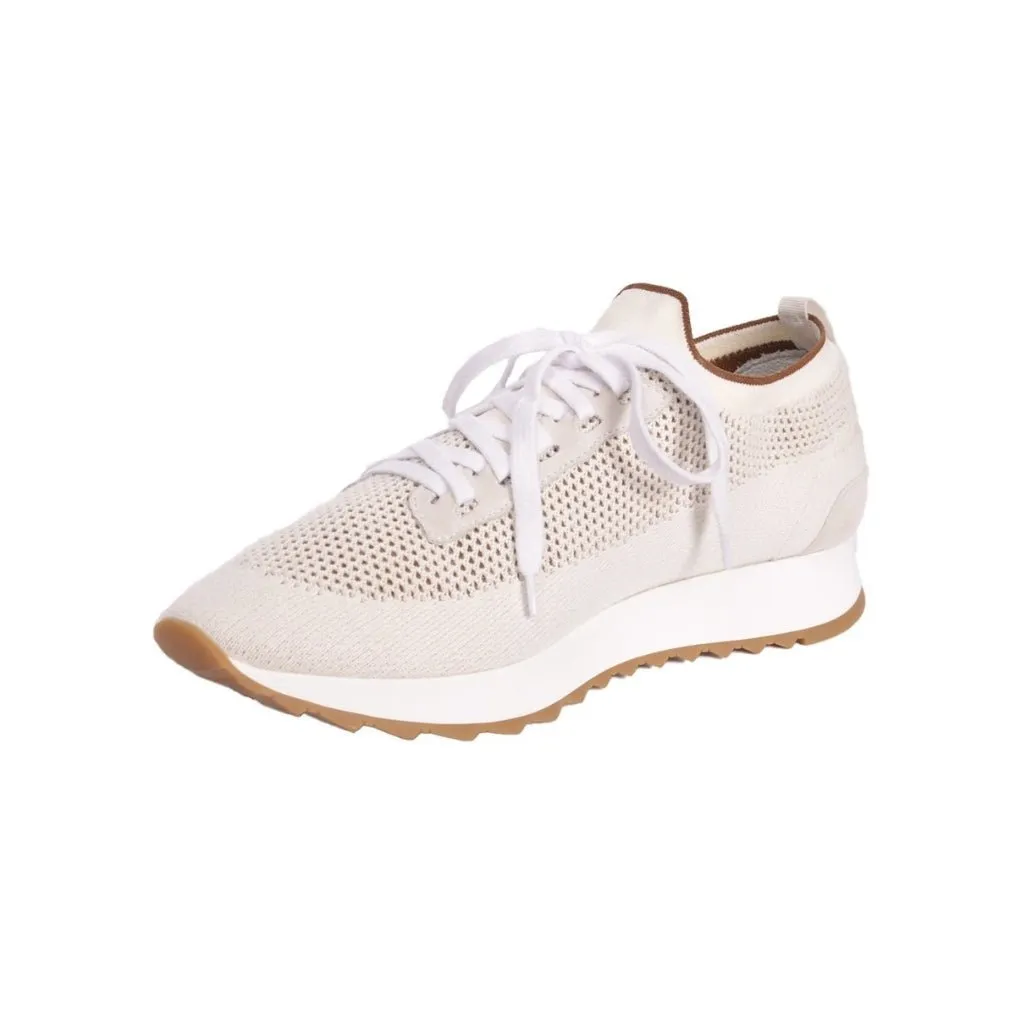 GRAN SASSO Knit Sneakers WHITE