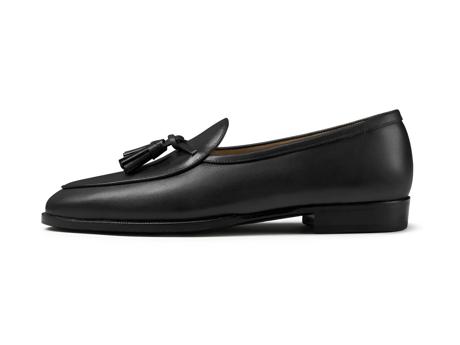 Grand Conti Tassel Loafers in Black Noble Calf