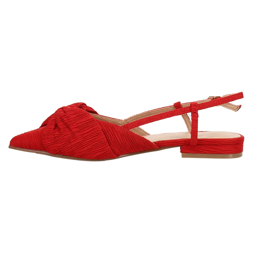 Harmony Pleated Slingback Flats