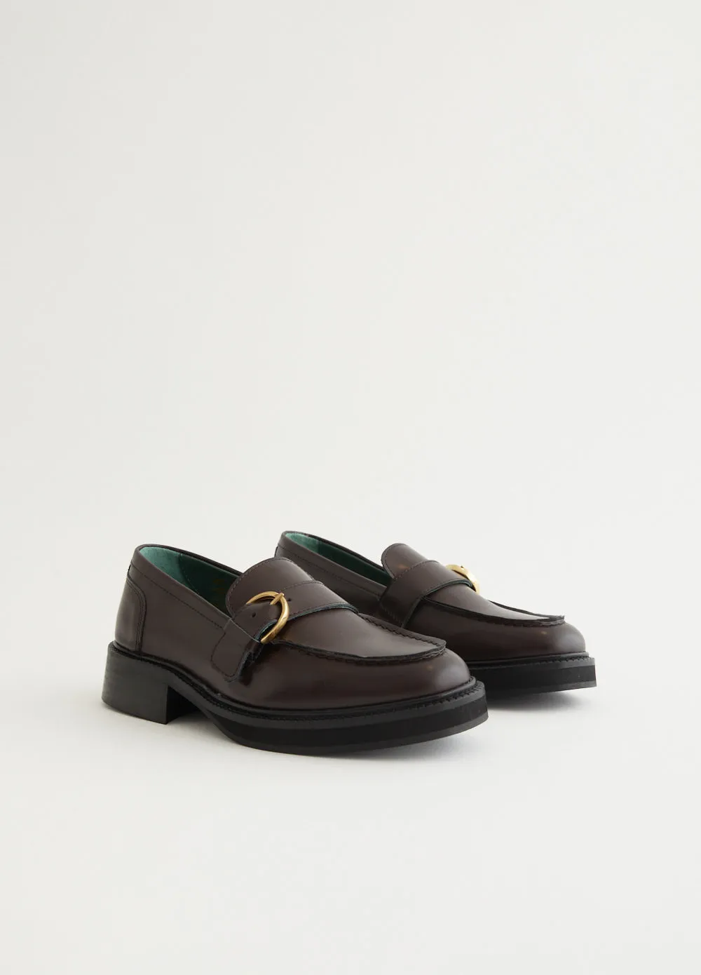 Heeled Townee Monk Loafers