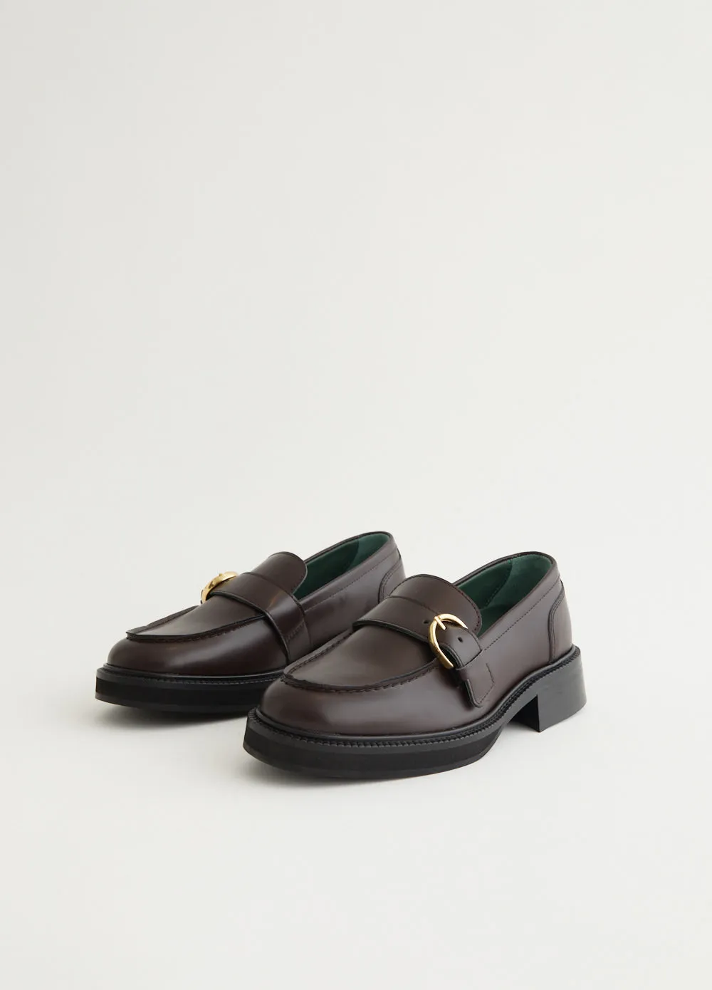 Heeled Townee Monk Loafers