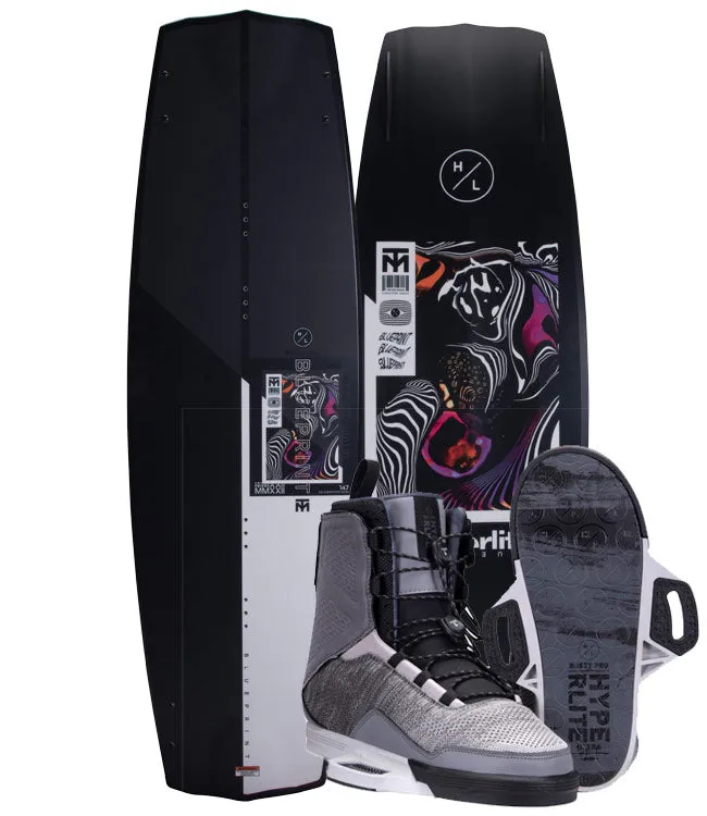 Hyperlite Blueprint Wakeboard Package with Ultra Boots (2022)