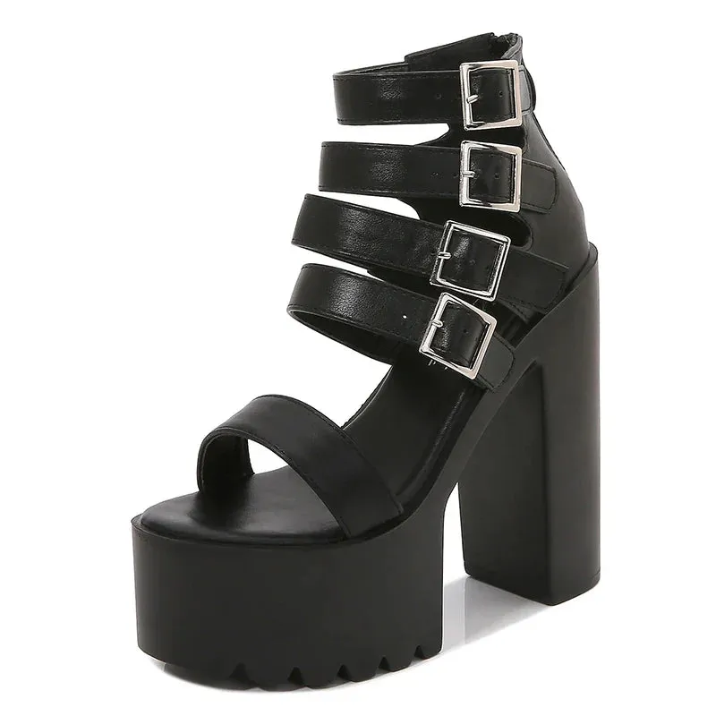 Joskaa 2024 New Ultra High Chunky Sandals